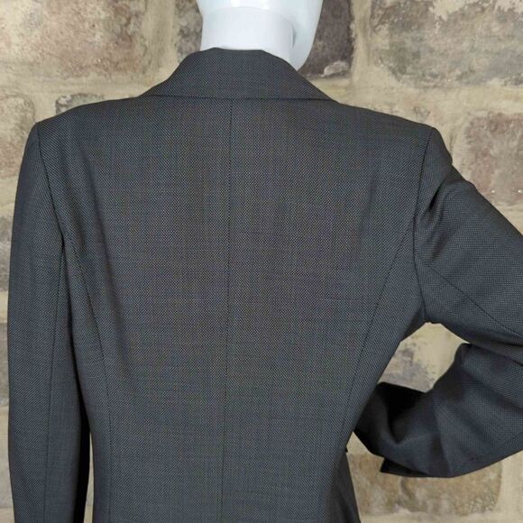 Classiques Entier Atelier Gray Blazer 100% Virgin Wool Woman's Size 10 - Picture 7 of 15